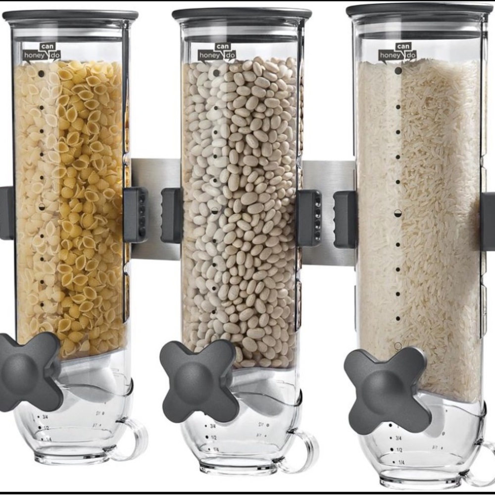 NWT SmartSpace Wall Mount Triple Dry Food Dispenser - Picture 2 of 6